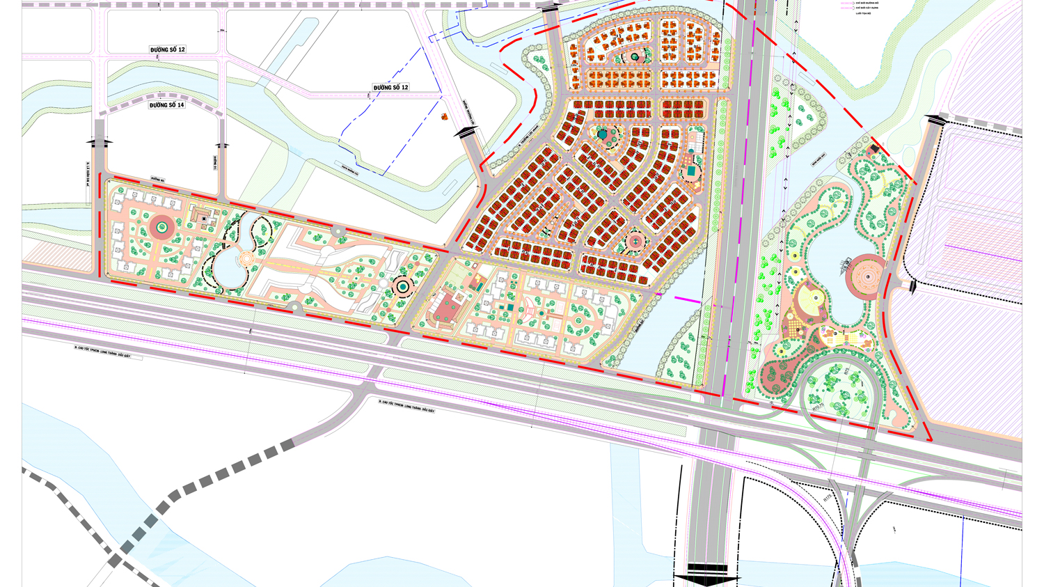 Đồ án thiết kế đô thị riêng tỷ lệ 1/500 khu vực nút giao thông Vành đai 3 - Cao tốc TP.HCM-Long Thành-Dầu Giây